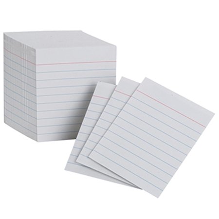 ESSELTE CORPORATION Esselte Corporation Ess10009 Oxfords Mini Index Cards White Ruled ESS10009